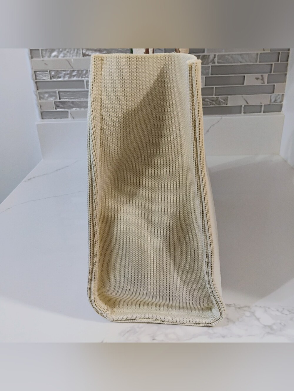 NWT 2fer Nanette Lepore Canvas Tote Bag & Bag Charm w/GHW - Picture 7 of 14